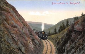 Lot206 germany Brockenbahn near the  drangetal Railway train