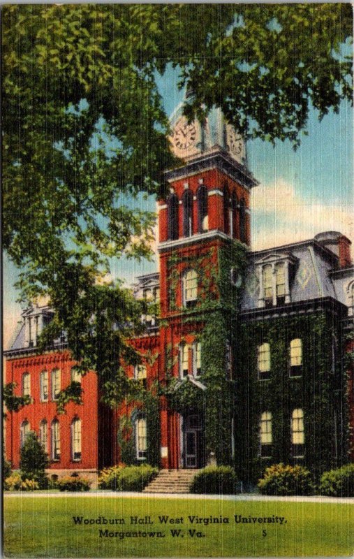 West Virginia Morgantown West Virginia University Woodburn Hall 1951