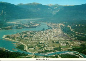 Canada British Columbia Revelstoke Aerial View