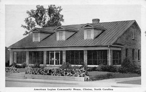 American Legion Community House Clinton, North Carolina NC  