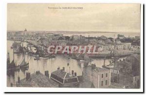 The Sands dOlonne Old Postcard Panorama