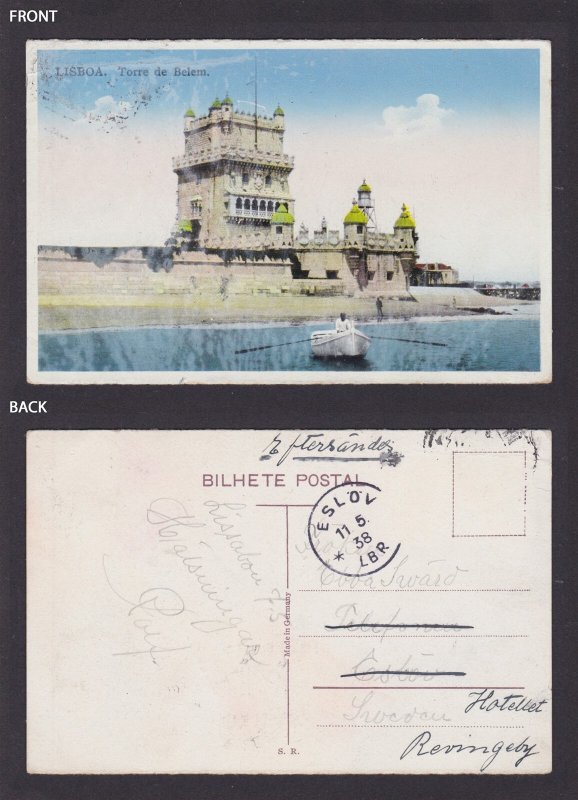 PORTUGAL, Vintage postcard, Lisbon, Belém Tower