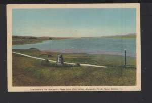 NS ANNAPOLIS ROYAL Overlooking Annapolis River from Fort Anne pm1946 - PECO WB