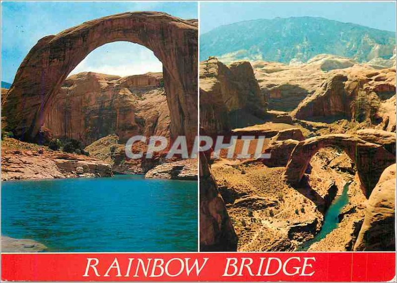 Modern Postcard Rainbow Bridge National Monument Utah Near the shores of Lake...