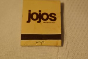 Jojos Restaurants 20 Strike Matchbook