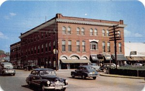 J52/ Brookhaven Mississippi Postcard Chrome Inez Hotel and Coffee Shop 285