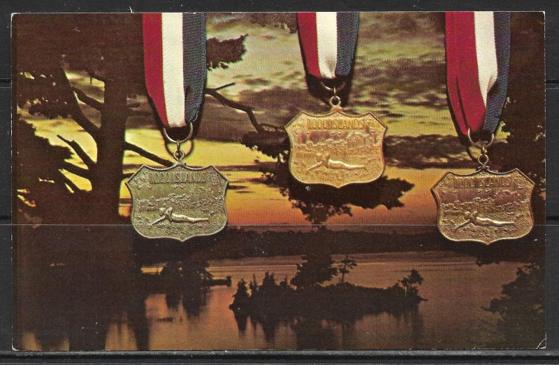 New York, Alexandria Bay - Sportsman's Paradise - Medals - [NY-526]