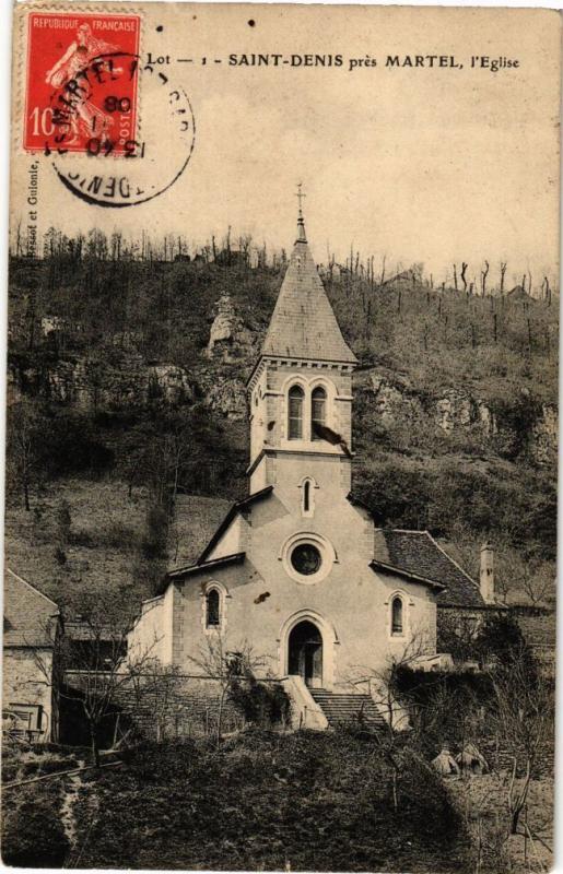 CPA St-DENIS pres MARTEL - l'Église (223915)