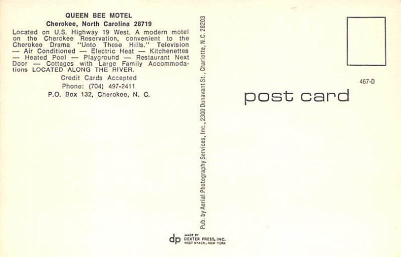 Queen Bee Motel Cherokee, North Carolina NC