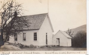 RP: WEATHERSFIELD , Vermont , 1908 ; Marsh District Schoolhouse