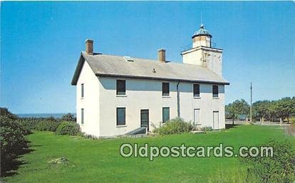 Horton's Point Lighthouse Long Island, NY, USA Unused 