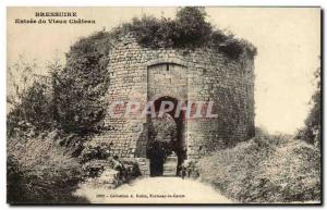 Old Postcard Bressuire Vieux Chateau Entree