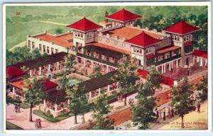 ST. LOUIS, Missouri  MO  Birdseye THE VILLA at BEAUTIFUL DELMAR  Postcard