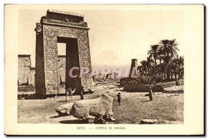 Postcard Ancient Egypt Egypt Karnak Temple