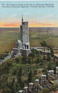 Colorado Colorado Springs Will Rogers Shrine Of The Sun On Cheyenne Mountain