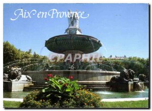 Postcard Modern and Lumiere Beauty of Provence Aix en Provence La Grande Font...