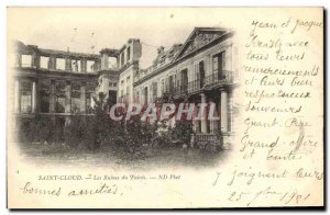 Postcard Old Saint Cloud The Palace Ruins