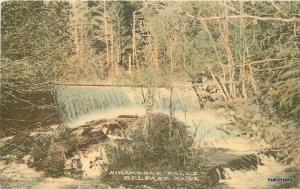 Belfast Maine Hirmadale Falls C-1910 hand colored postcard 9765