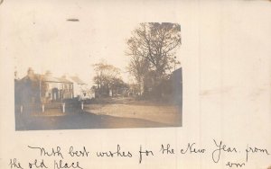 GREEN HAMMERTON YORKSHIRE ENGLAND~VILLAGE VIEW~1905 REAL PHOTO POSTCARD