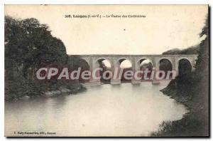 Old Postcard Langon Viaduct Corbini?res