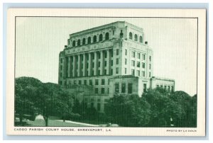 c1940's Cardo Parish Court House Shreveport Louisiana LA Vintage Postcard 