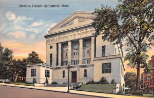 Masonic Temple Springfield, Massachusetts MA