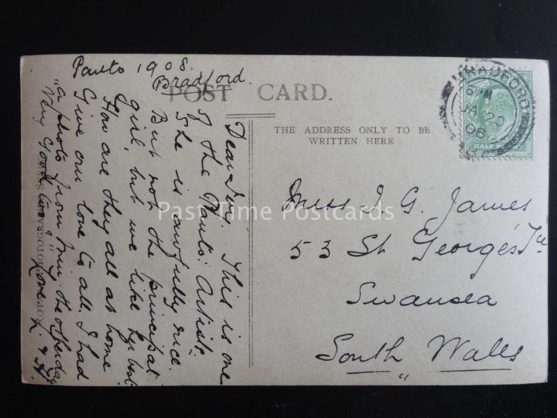 Actress MISS DAISY STRATTON c1908 Old RP Postcard by Rotary 1892A