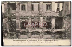 Reims - in its bombardment of years 1914 - 1918 - Old Postcard