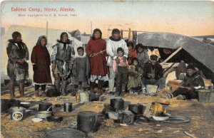 J15/ Nome Alaska Postcard c1910 Eskimo Camp Native Indians Nowell 82