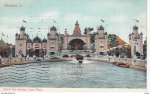 CLEVELAND, Ohio, 1910; Shoot-the-shoots, Luna Park