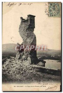 Old Postcard Belfort Tower Miotte in 1870