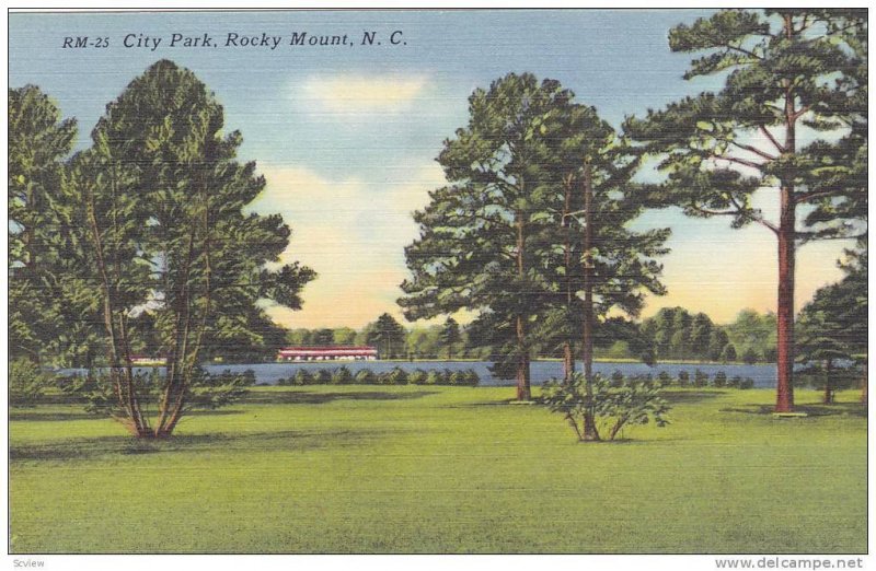 Scenic view,  City Park,  Rocky Mountain,  North Carolina, 30-40s