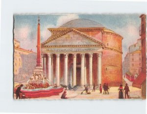 Postcard Il Pantheon, Rome, Italy