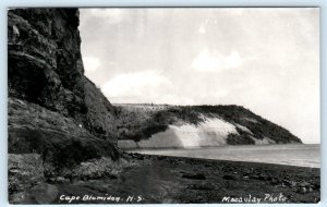 RPPC CAPE BLOMIDON, Nova Scotia Canada ~ ca 1940s MacAulay Real Photo Postcard