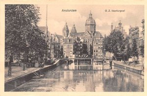 OZ Voorburgwal Amsterdam Holland Unused 