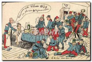 Old Postcard Fantasy Militaria Class 1909