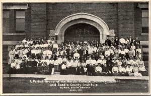 Postcard Huron College Summer School Beadle County Institute South Dakota~1325