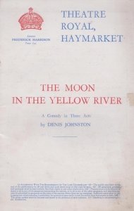 The Moon In The Yellow River Comedy Haymarket London Theatre Programme