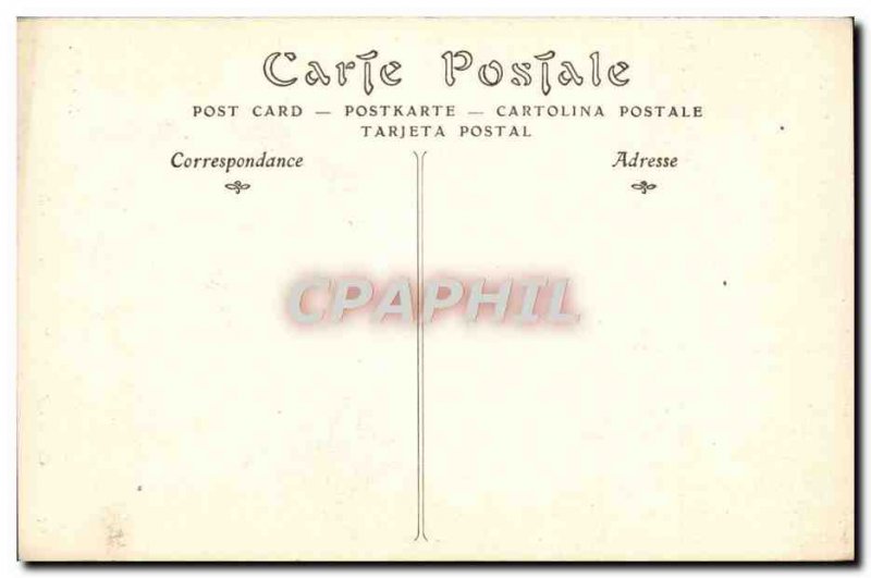 Old Postcard Cite Carcassonne Descent of the Barbican