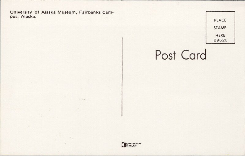 Fairbanks AK University of Alaska Museum Unused Postcard E89