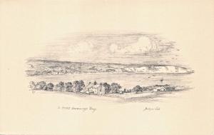 SWANAGE BAY DORSET UK~JUDGES' ARTIST DRAWN S5295 POSTCARD