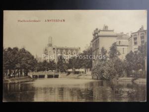 Netherlands AMSTERDAM Stadhouderskade c1919 - Old Postcard