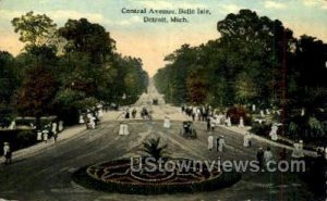 Central Ave., Belle Isle Park in Detroit, Michigan