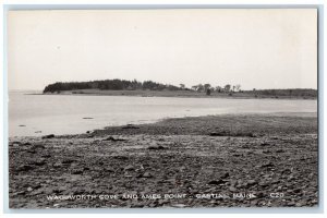 c1950's Wadsworth Cove & Ames Point Castine Maine ME RPPC Photo Postcard