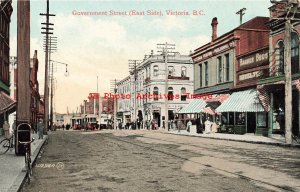 Canada, British Columbia, Victoria, Government Street, East Side, Business Area