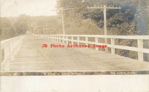 IA, Ida Grove, Iowa, RPPC, Long Bridge, Photo No 34