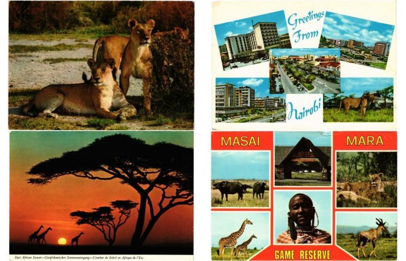 KENYA 96 AFRIQUE AFRICA Postcards CPM Mostly 1950-1990 (L3287)