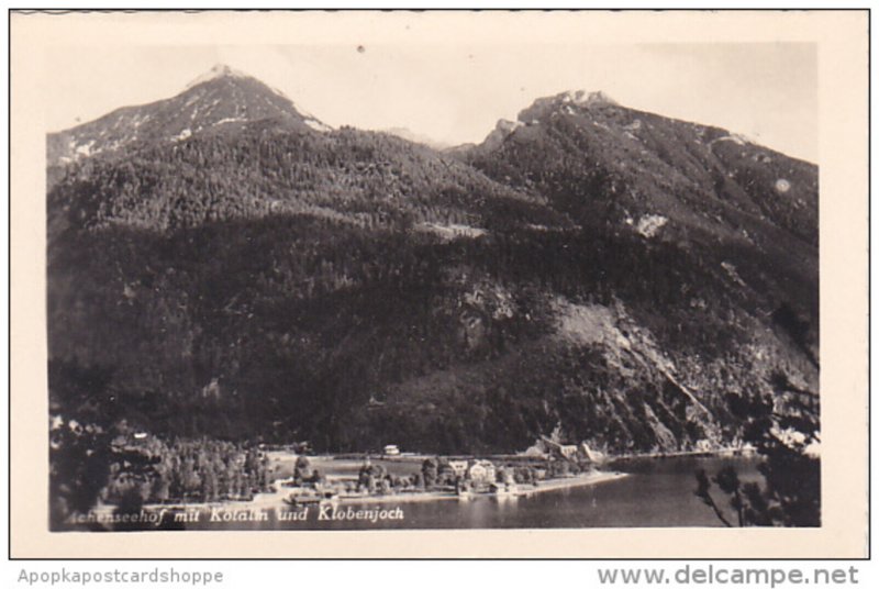 Austria Hotel Achenseehof mit Kotalm und Klobenjoch Real Photo