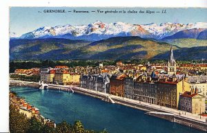 France Postcard - Grenoble - Panorama - Et La Chaine Des Alpes - LL.  A7497