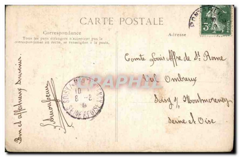 Postcard Old Areuse Gorges Leap Brot